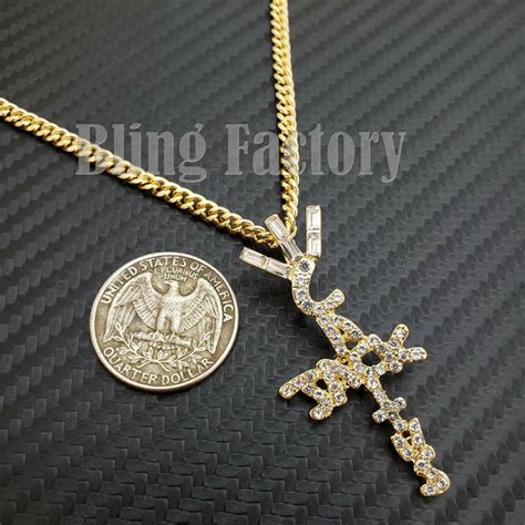 crucifix travis scott chain.